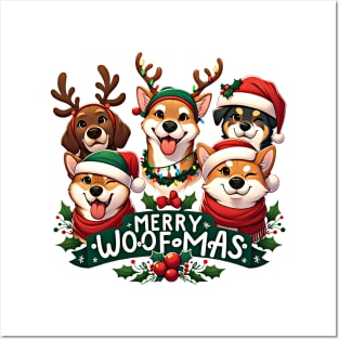 Caroling Woofmas Posters and Art